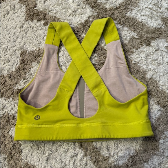 🛎️ Clearance Size 4 Lululemon All Sport Bra (Yellow Color) - Picture 3 of 4